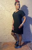 Everyday Tee Dress (Black)